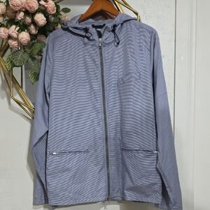 Lululemon Light Blue Men's Hooded Zip Jacket Size L